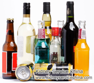 Can High Creatinine Level Patients Drink Alcohol