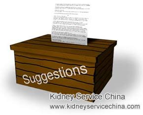 What Precautions Need with Creatinine 6.1, Urea 123 and Hemoglobin 7.5