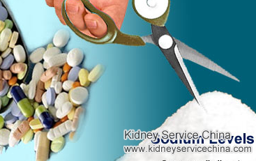 Diabetic Nephropathy with Low Sodium Level in Blood