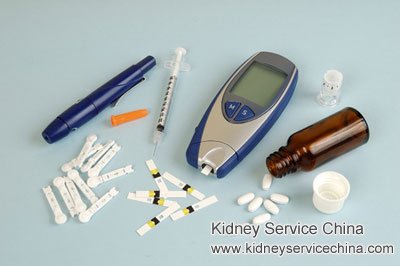 Blood Urea 156 and Creatinine 5.1 with Diabetes