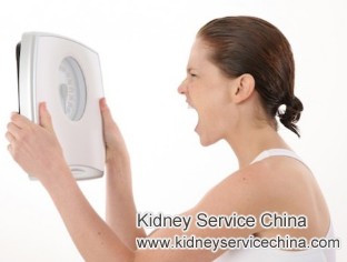Weight Gain and Fat Accumulation in Neck for Nephrotic Syndrome