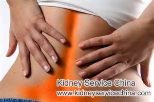 Back Pain and 7cm Kidney Cyst