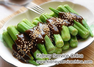 The Connection of Okra in Treatment of Diabetic Nephropathy