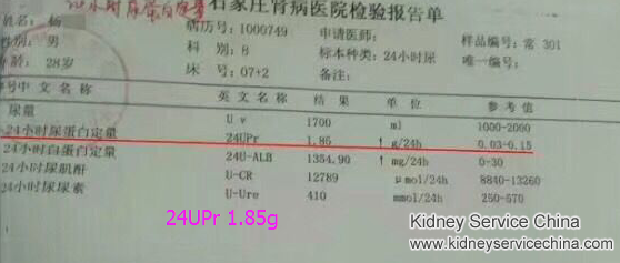 Toxin-Removing Treatment Makes Proteinuria Back To Normal