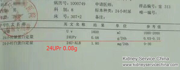 Toxin-Removing Treatment Makes Proteinuria Back To Normal
